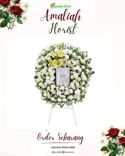 Krans Bunga Duka Cita di Temon Kulon
