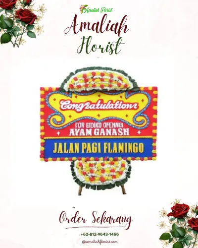 Bunga Papan Congratulation di Temon Kulon